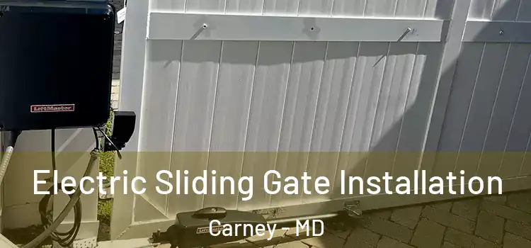 Electric Sliding Gate Installation Carney - MD